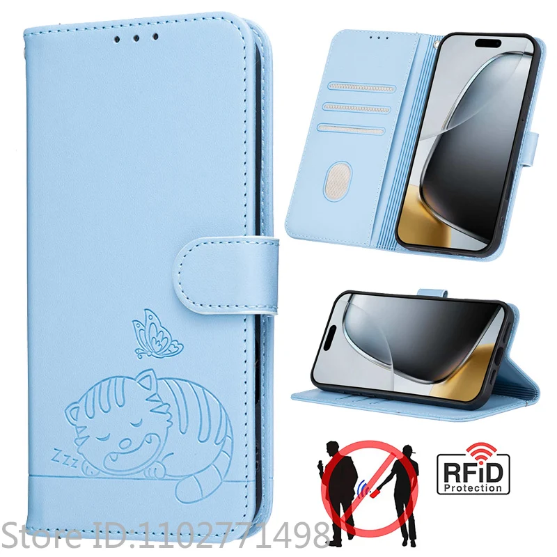 Luxury Wallet Flip Cover Phone Case - Magnetic Shockproof Leather