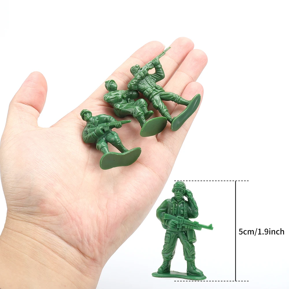 ViiKONDO 陸軍男性おもちゃの兵士アクションフィギュア軍事プレイ