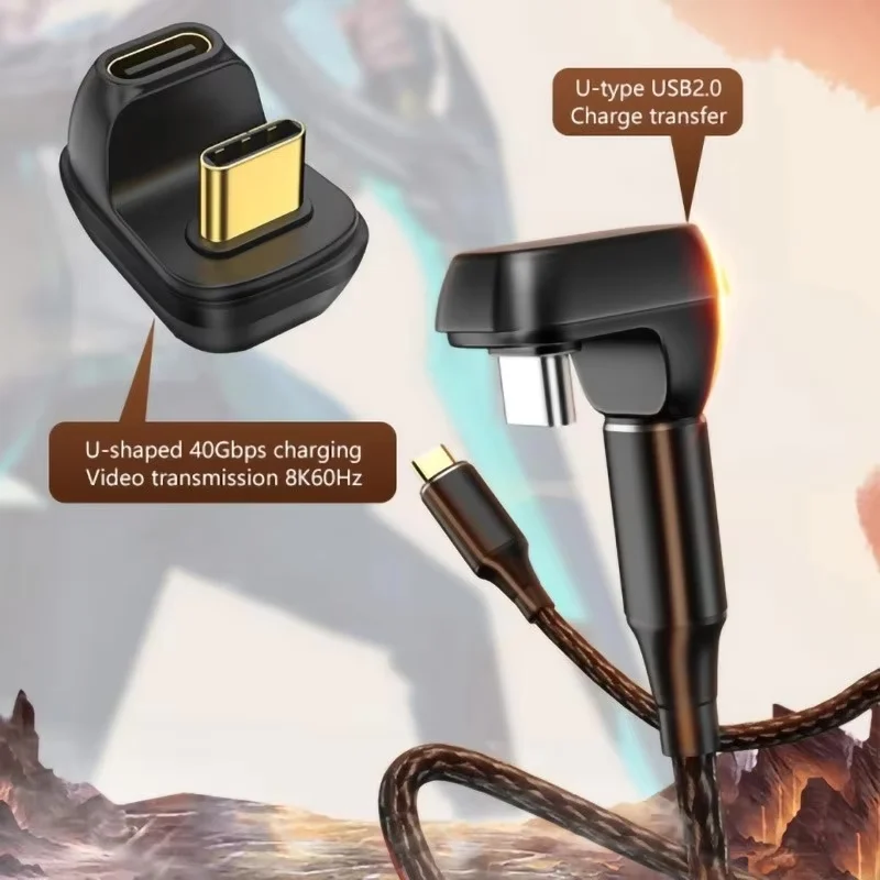 40 جيجابت في الثانية USB صغير C محول الزاوية اليمن...