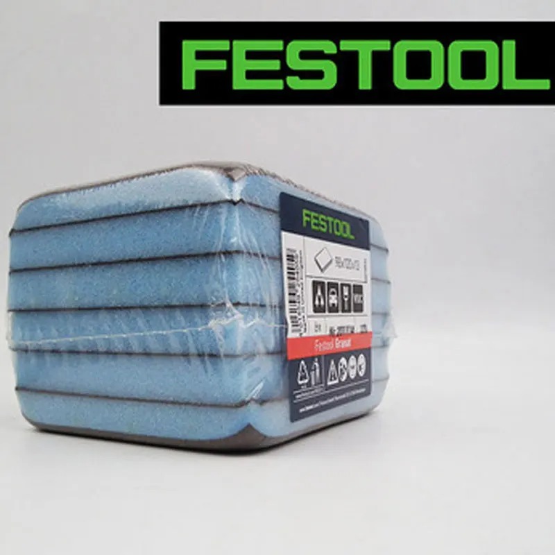 

6PCS German Festool Double-Sided Sponge Sandpaper 98*120mm 220 800 Car Sheet Metal Spray Paint Polishing Plastic Parts Abrasive