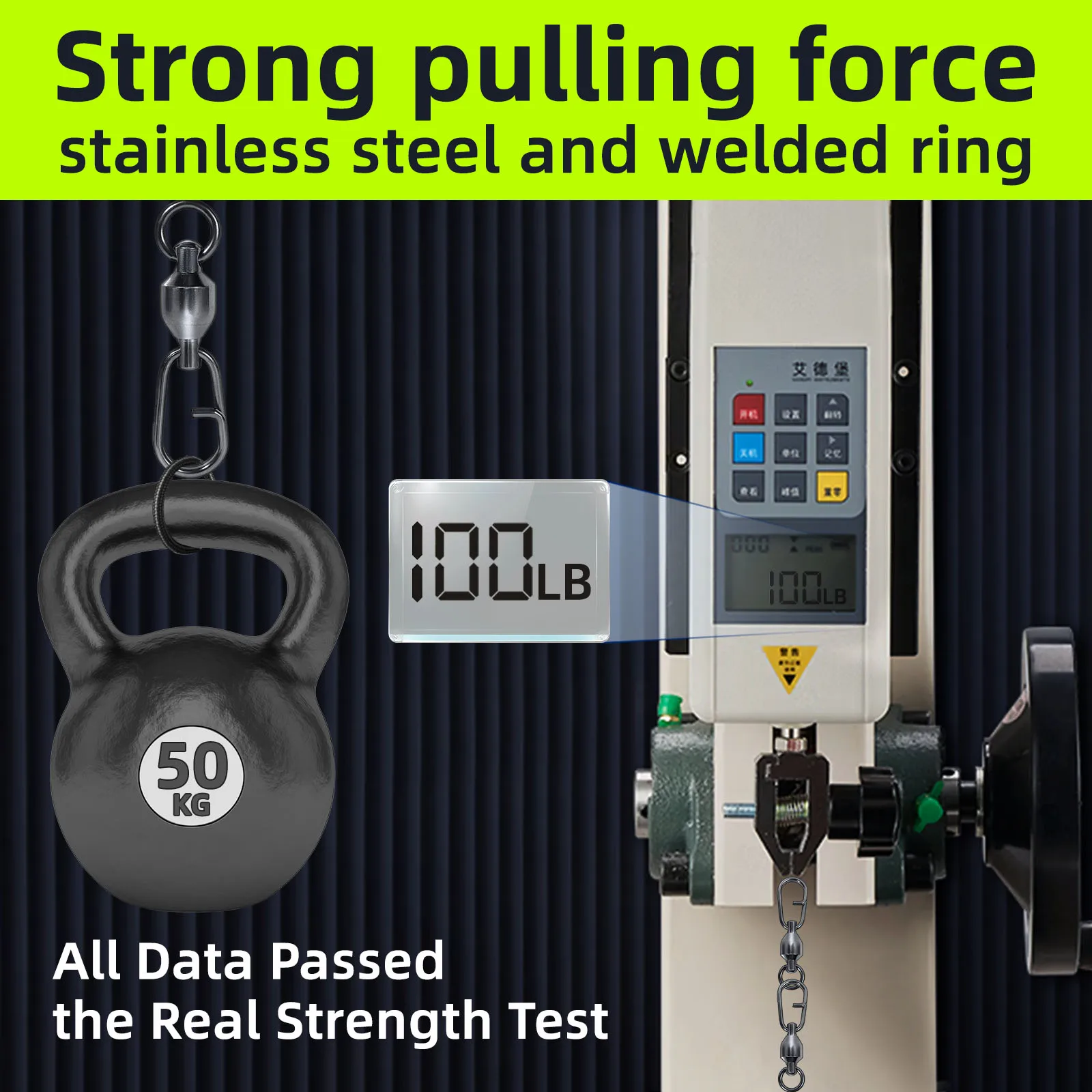 Split Ring Fishing Ball Bearing Swivel 4