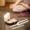Tuning Fork 528C 528HZ Tuner with Mallet Set for DNA Repair Healing Nervous System Testing Tuning Fork Health Care 4
