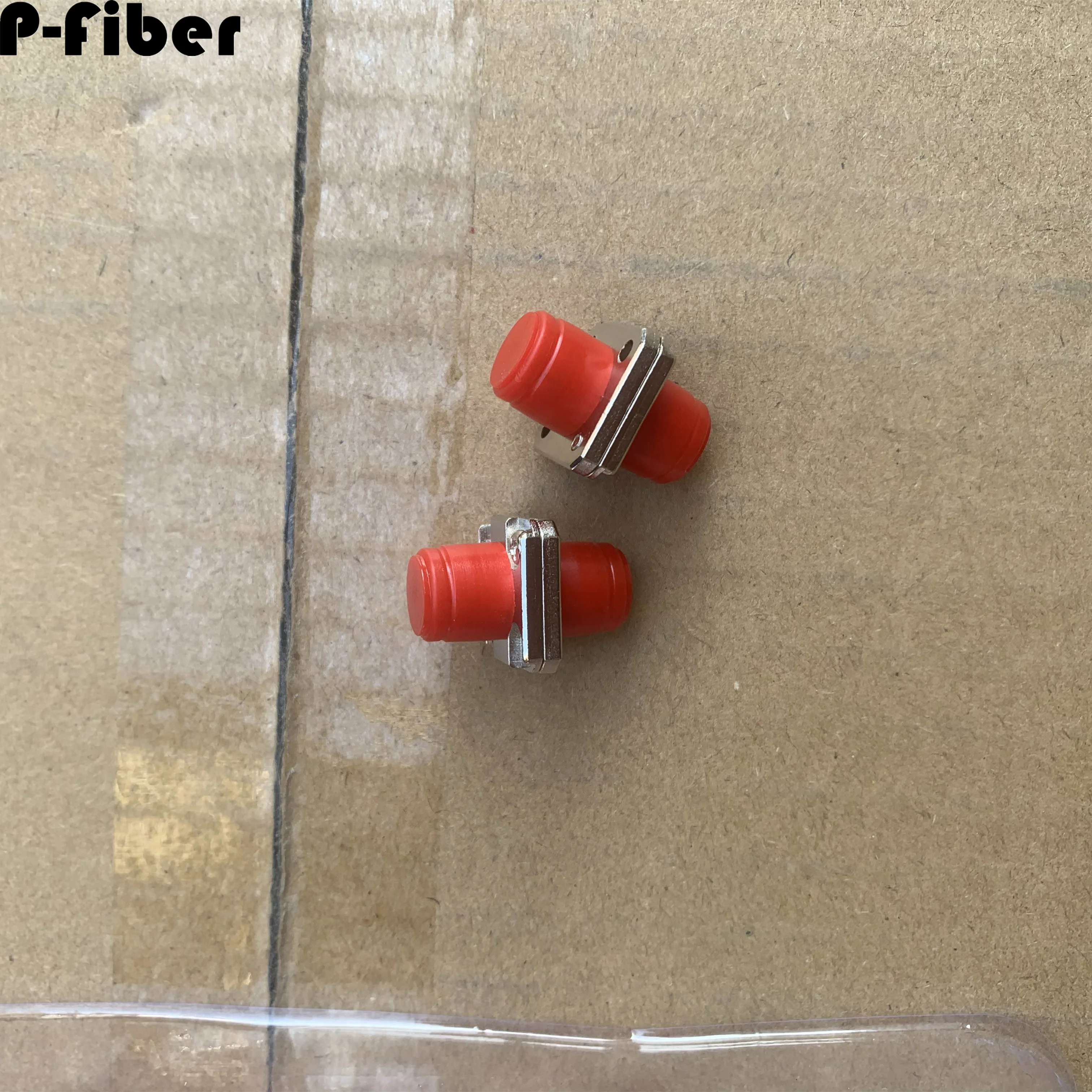5pcs FC 어댑터 광장 유형 분할 광섬유 커넥터 FC/UPC ftth 커플러 두 바디 용접 SM MM 고품질 P-FIBER