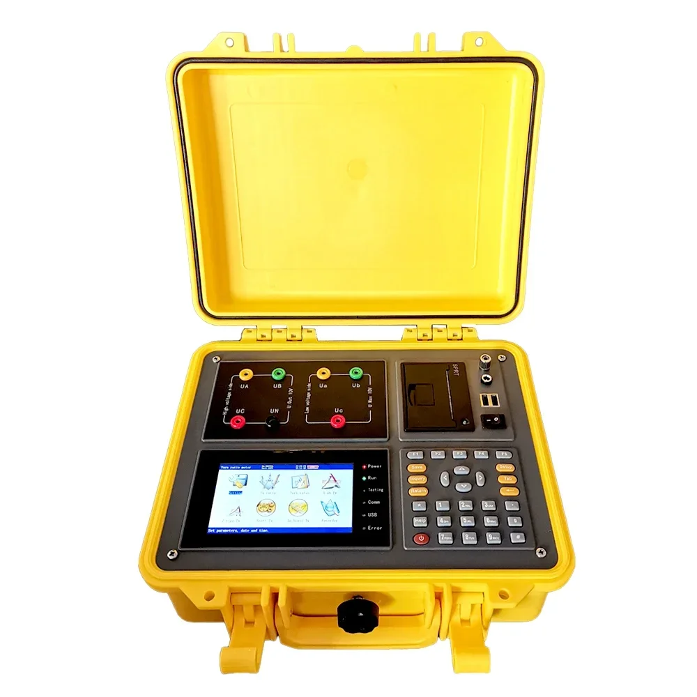 

Portable PT CT VT Scott Transforme 3 Phase Winding Turns Ratio Analyzer Special TTR Tester Price