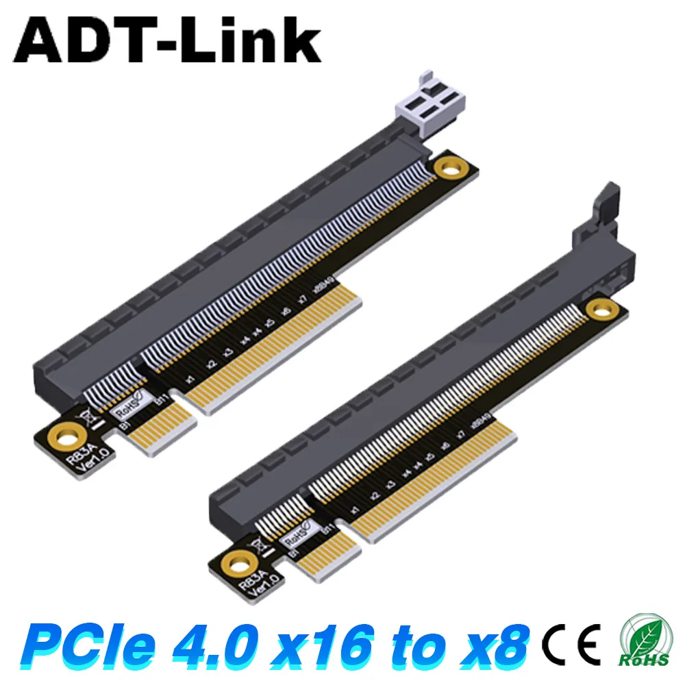 

PCI Express 4.0 X8 to 16X Adapter Increase Height Card Gen4 Motherboard Slot GPU GTX RTX RX Graphics Card Protection IO Test