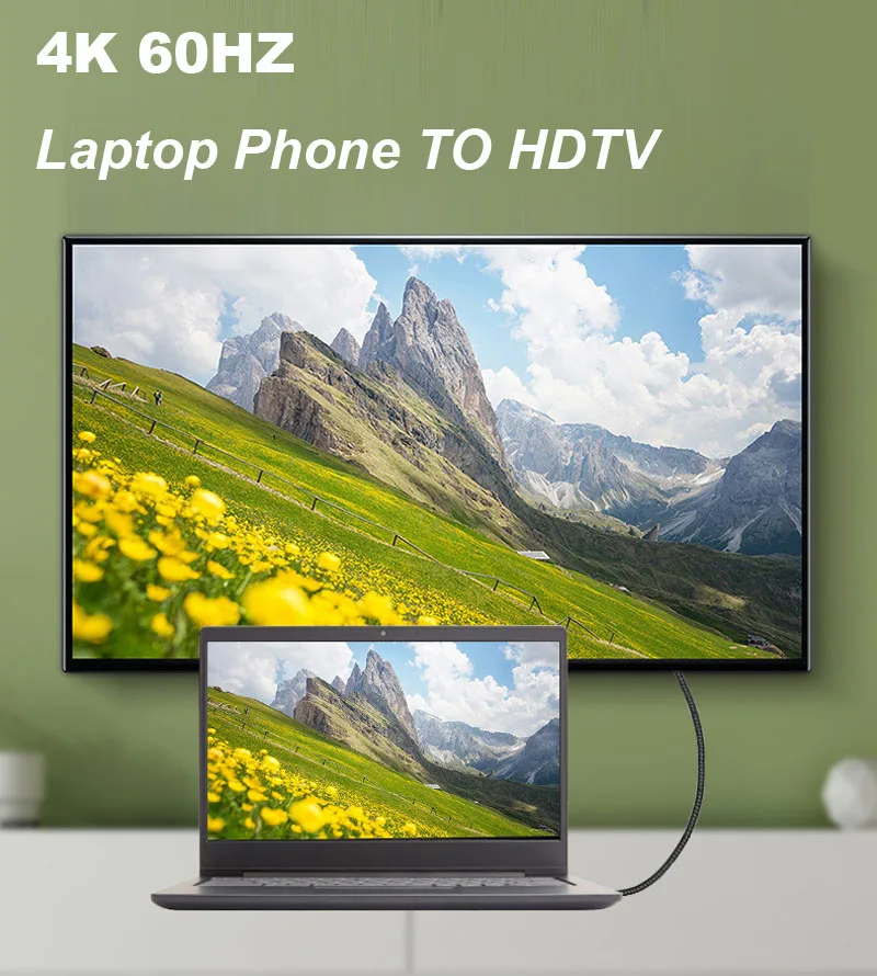 High-Quality Mini HDMI to HDMI Cable - 4K 60Hz 1080P 3D Capable