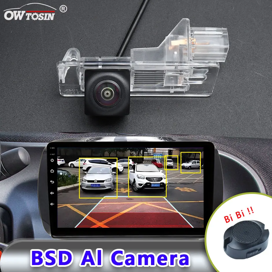 

1080P AHD ADAS AI Car Vehicle view Camera For Renault Scenic 3 III 2012 103 2014 2015 2016 BSD Blind Spot Radar Alarm Monitor