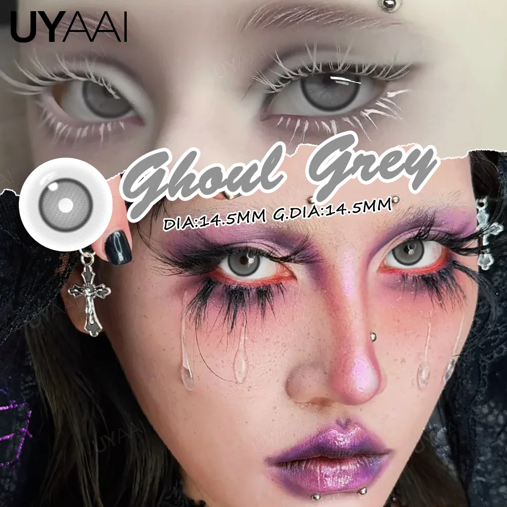 Vibrant Cosplay Color Contact Lenses - Purple, Pink & Red Collection, 14.5mm