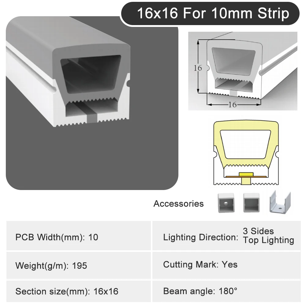 T1616 3side For 10mm