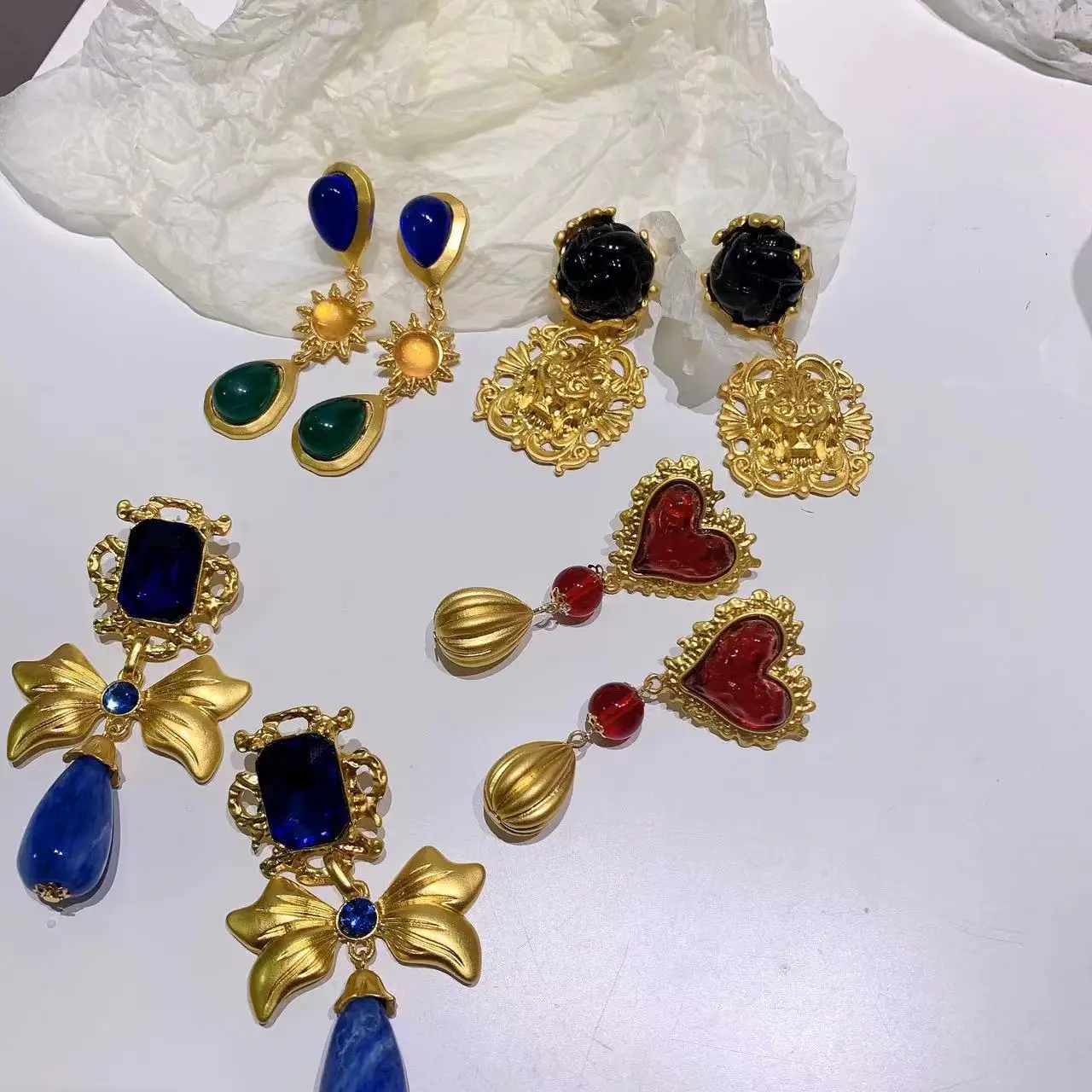 vintage chanel fashion earrings