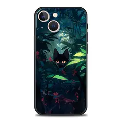 Artistic Black Cat Starry Night Soft TPU Phone Case - iPhone 13 Pro Max (A9)