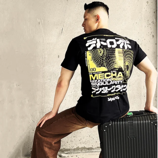Punk Print T Shirt 5