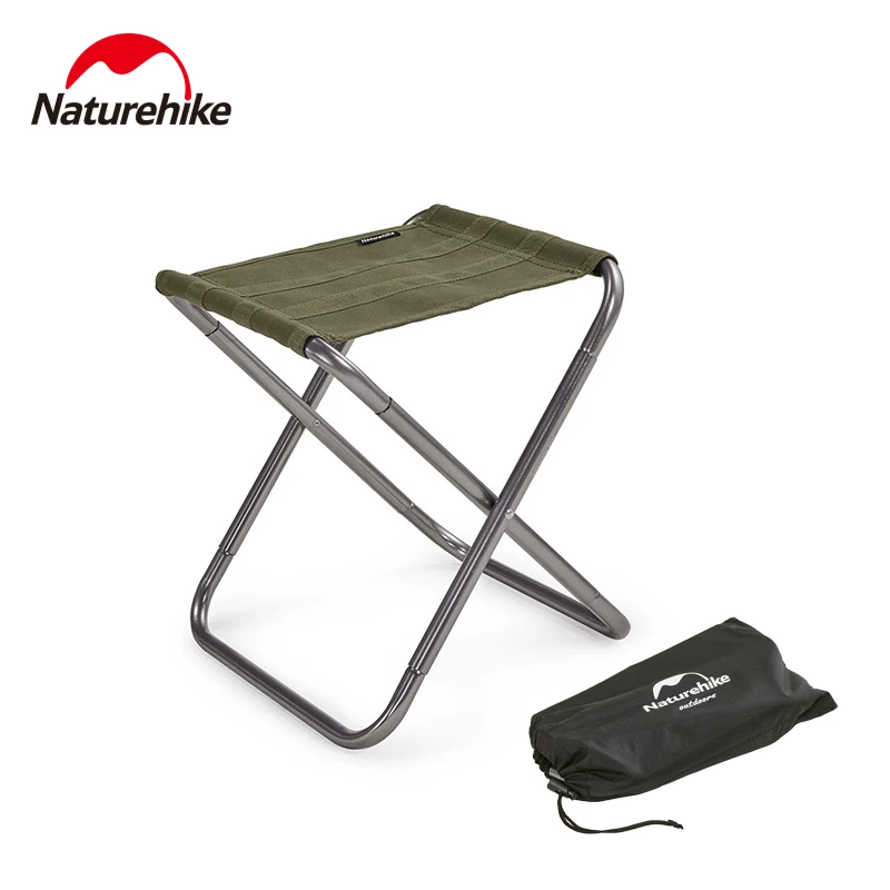 Naturehike Mini Storage Fishing Chair Ultralight Aluminium Alloy Folding Fishing Stool Portable Outdoor Camping Chair