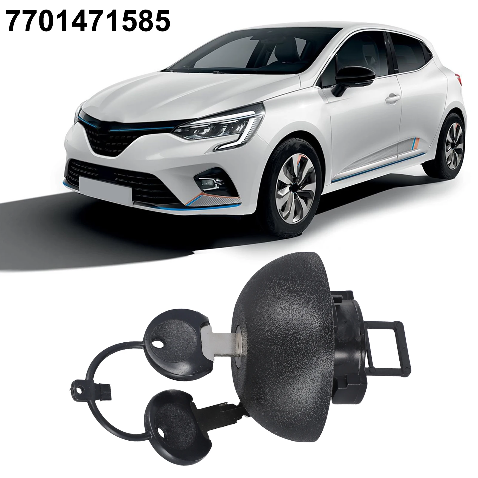 Lock Petrol Fuel Tank Cap With 2 Keys For Clio For Kangoo Laguna M&eacute;gane Vehicle Fuel-Tank Cover