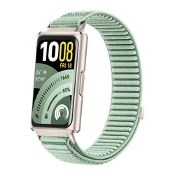 Breathable Nylon Loop Sport Strap for Smartwatch - Adjustable Bracelet (Sea Blue)