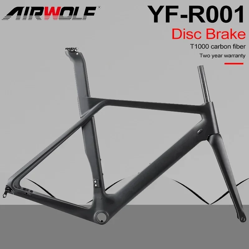 2023 Airwolf T1000 Telaio Da Strada In Carbonio 700 * 32C Telaio Per Bici In Carbonio Freno A Disco Racing Rack Telaio Per Bici Telaio Per Disco Legge
