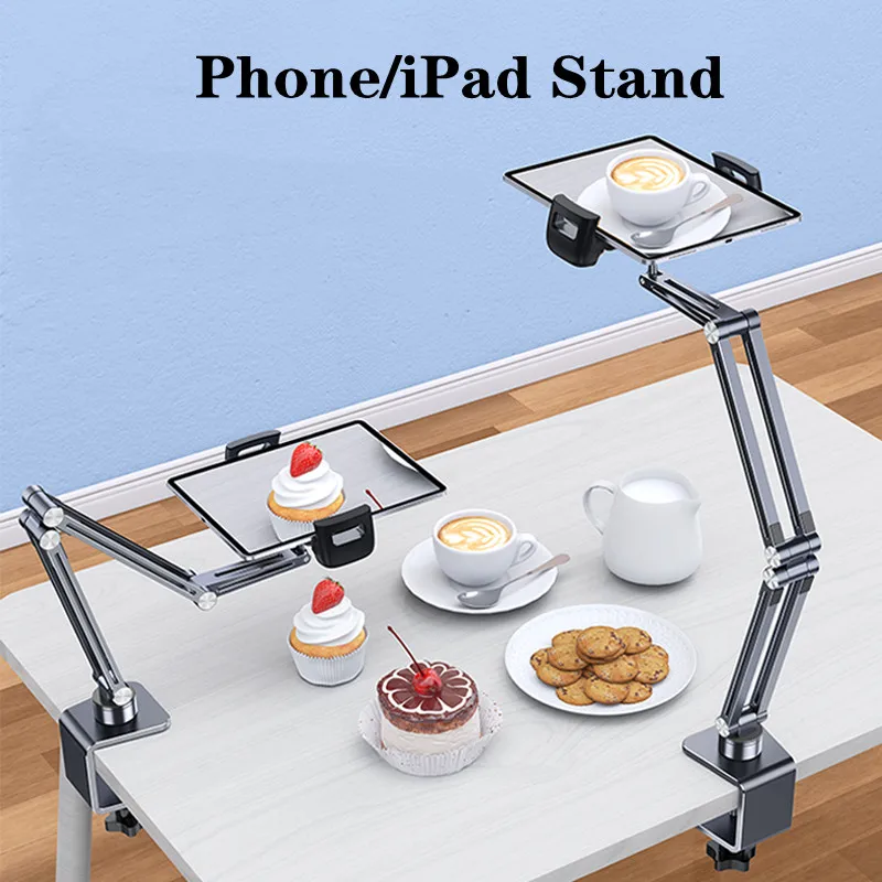 Suporte Desktop, iPhone, Samsung, Xiaomi, Mini, iPad, Bed Mount, 4-12.9 