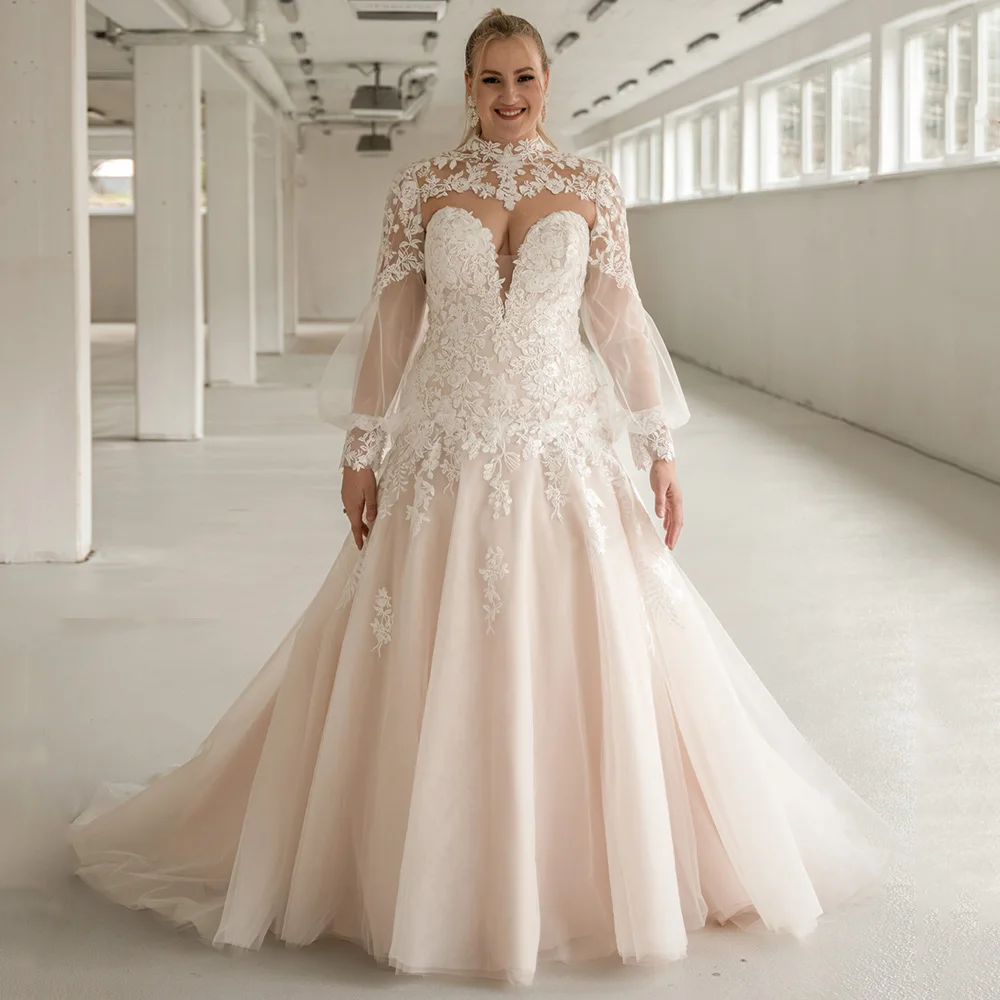 Plus Size Wedding Dresses Sweetheart Neck Applique Bridal Gown Detachable Jacket | eBay Plus Size Wedding Dresses Sweetheart Neck Applique Bridal Gown Detachable Jacket | eBay