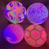 22cm Luminous Bouncy Ball Toys Novelty Led Light Inflatable Ball Football Basketball Outdoor Sports Toys For Children Game M3s2 1