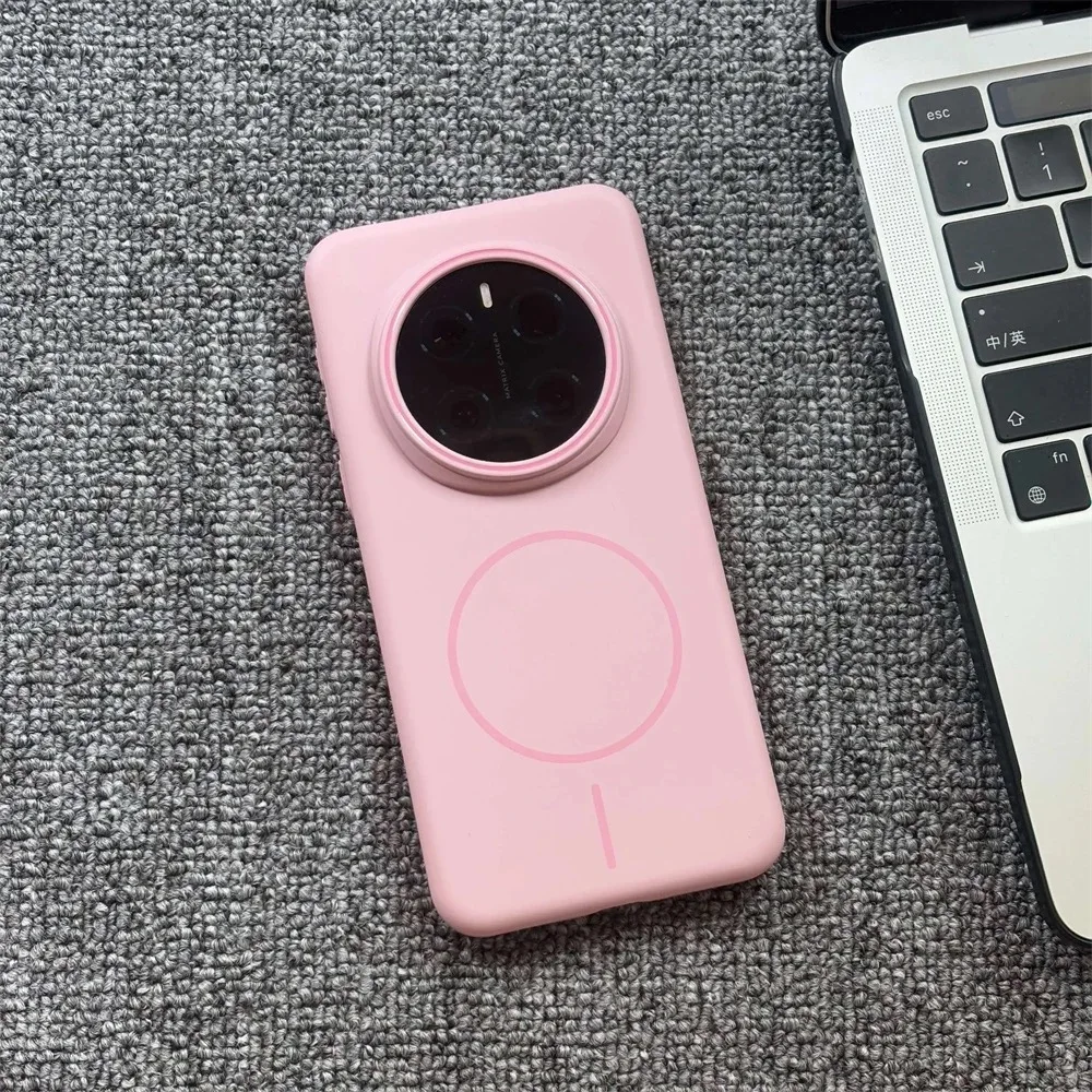 Enhanced Magnetic Ultra-Thin Matte Case for Wireless Charging - Colorful Hard PC Finish