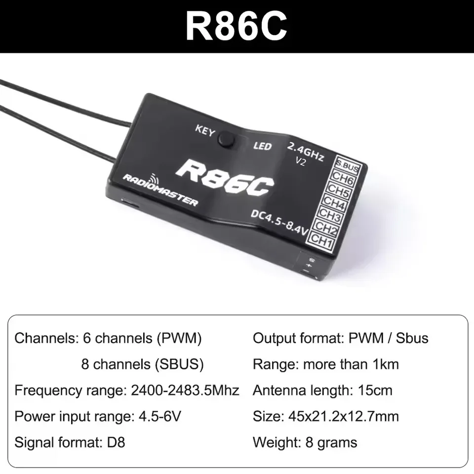 ตัวเลือกสินค้า ตัวรับสัญญาณ FRSKY สำหรับโดรนและ RC