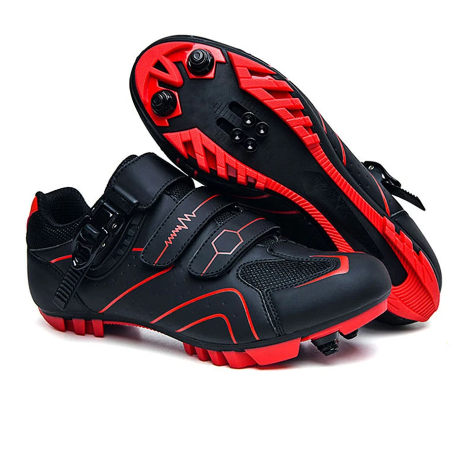 Chaussures De Cyclisme VTT/Route Unisex - Crampons Plats, Respirantes, Multitalle (Occasion Neuves)