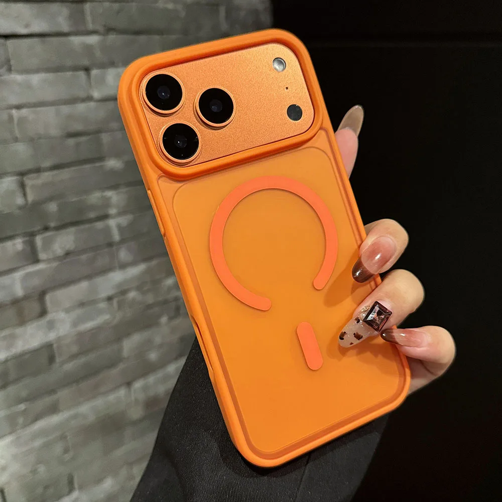 Shockproof Translucent Soft Bumper Phone Cases Iphone 17 16 15 14 13 12 11 Pro Max Air Case For Magnetic Matte_voghion.com