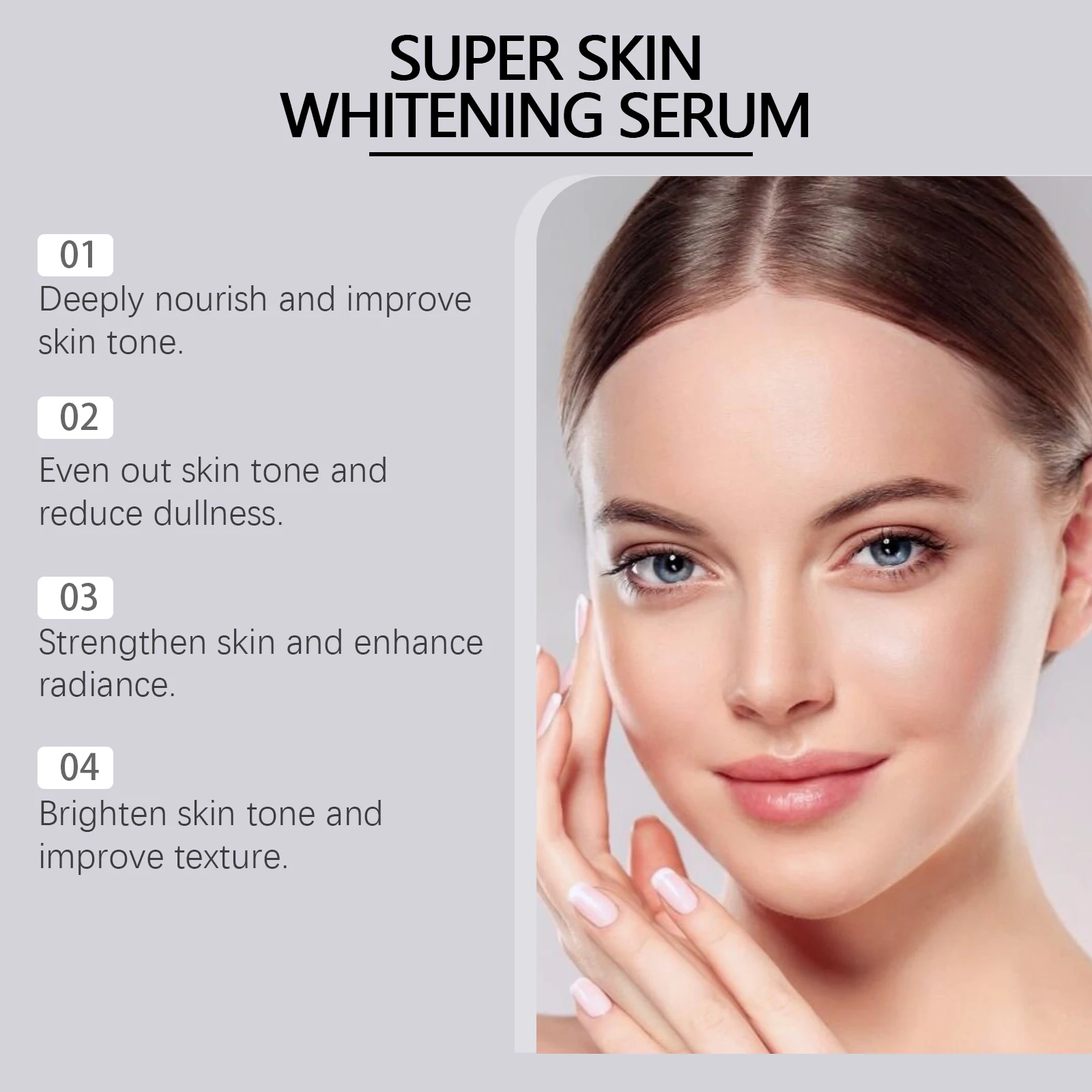 Double Glutathione Serum Lightens Dark Spots Even Skin Tone Skin Radiant Moisturizing Hydrating Smoothing Brighten Skin Care 2