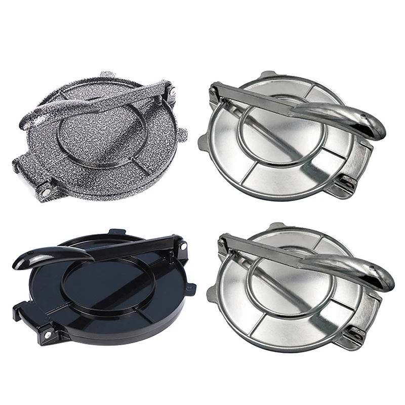 16/20cm DIY Tortilla Press Maker Aluminium Alloy Manual Corn Tortillas Dough Pressing Tools Kitchen Bakeware Cooking Accessories