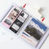 Korean Ins Cute 5.7x6.69inch 4 Grid Idol Card Photo Album Large Capacity Sticker Card Film Album Storage Book School Stationery 6