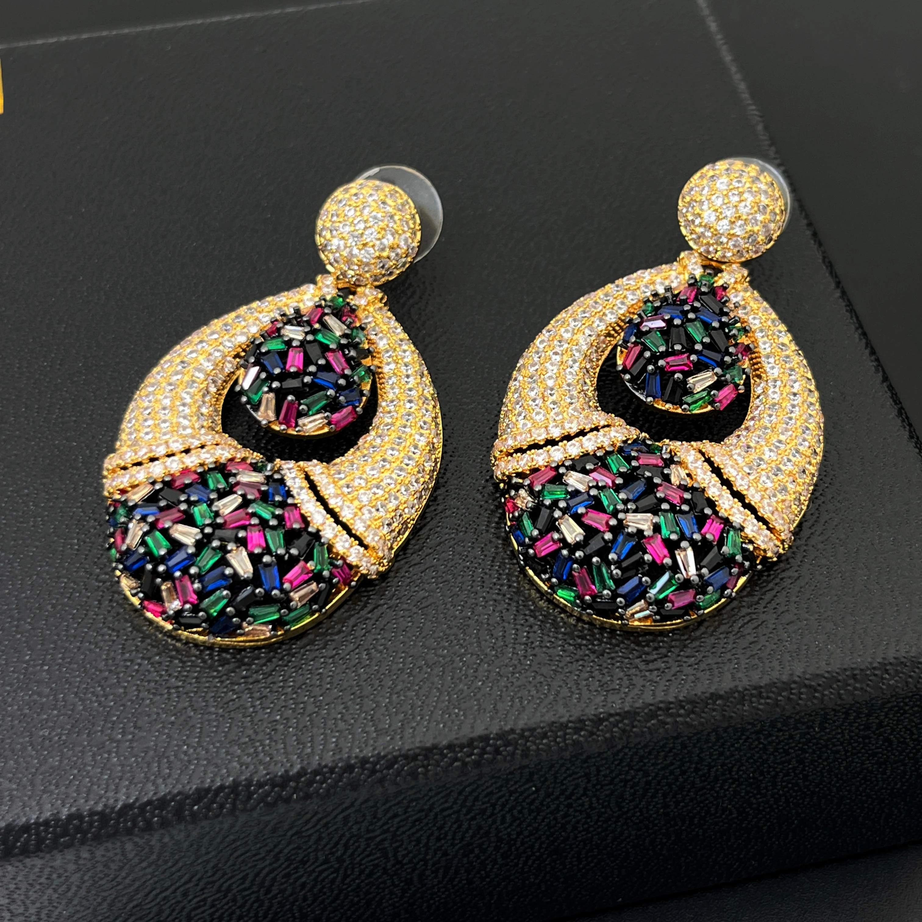 JinRongHua 100% مطلي أبيض اللون الزفاف قلادة القرط...