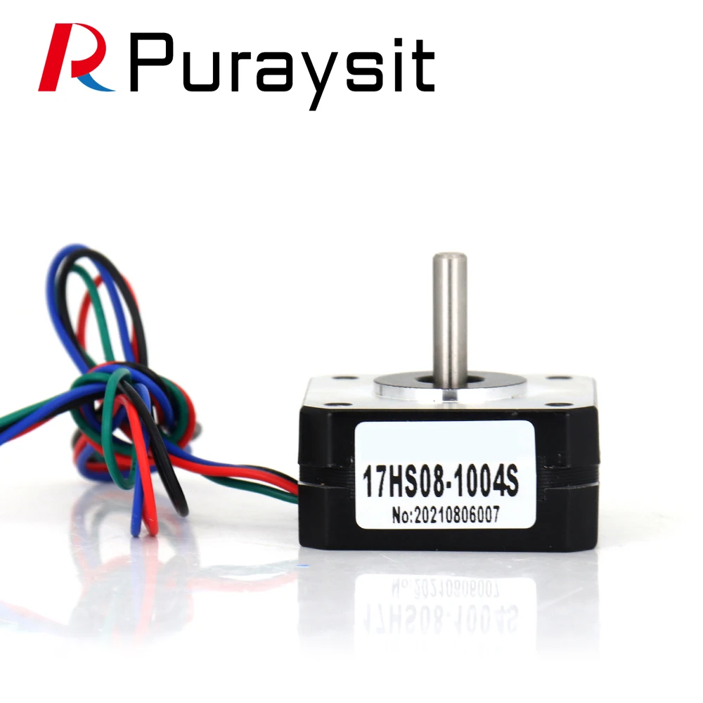 Puraysit Nema 17 Stepper Motor 20mm 16Ncm 1A Nema17 Step Motor 4-Lead 17HS08-1004S for CNC Extruder 3D Printer stepper motor