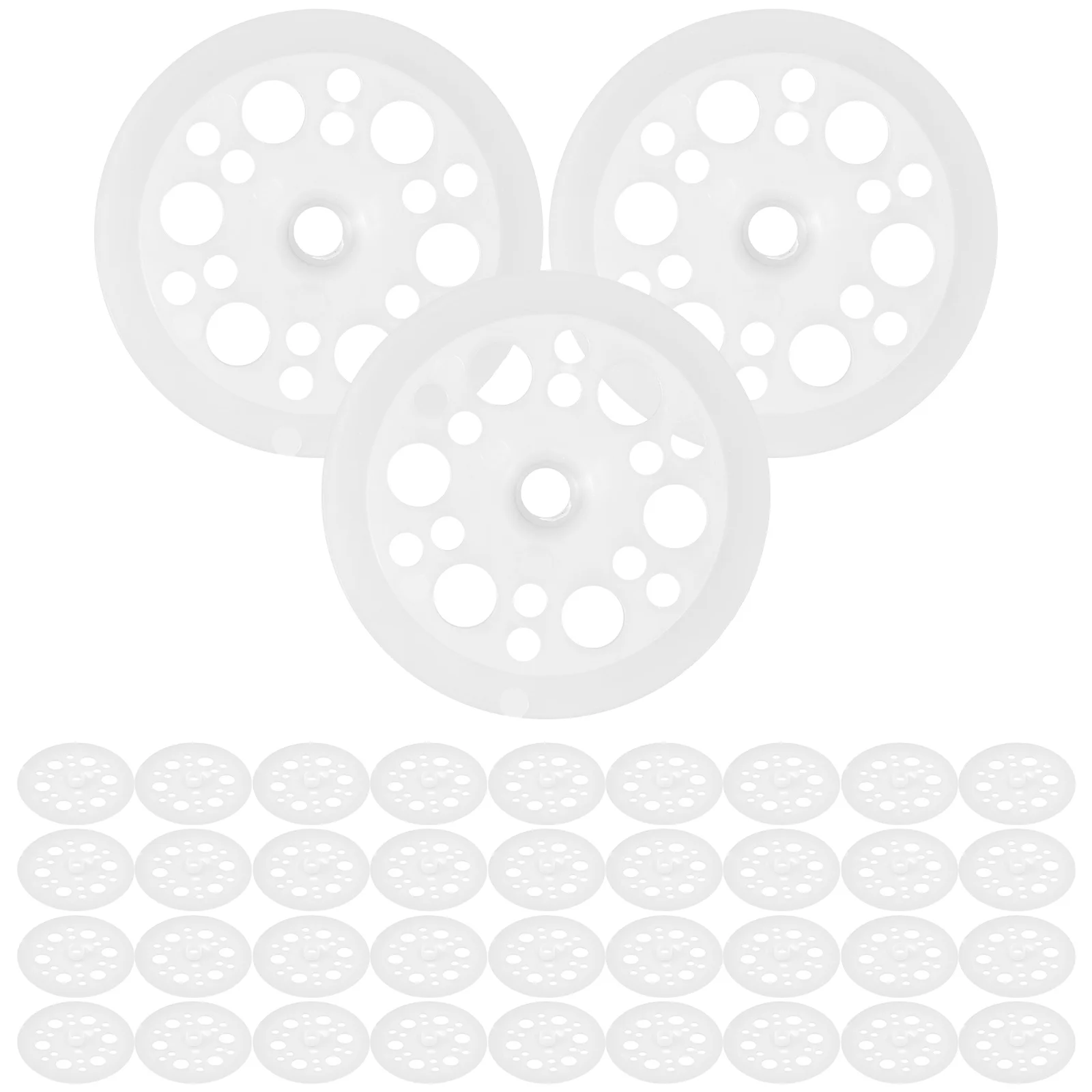 

100 pcs Plastic Washers Insulated Board Washers Insulation Board Washers Round Washers