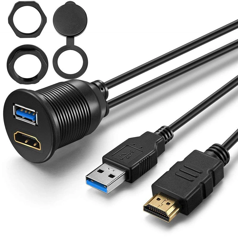 USB 3.0 2.0  4K HDTV ͽټ  ̺, ÷ Ʈ г ڵ, ڵ Ʈ Ʈ     ڵ, 1m