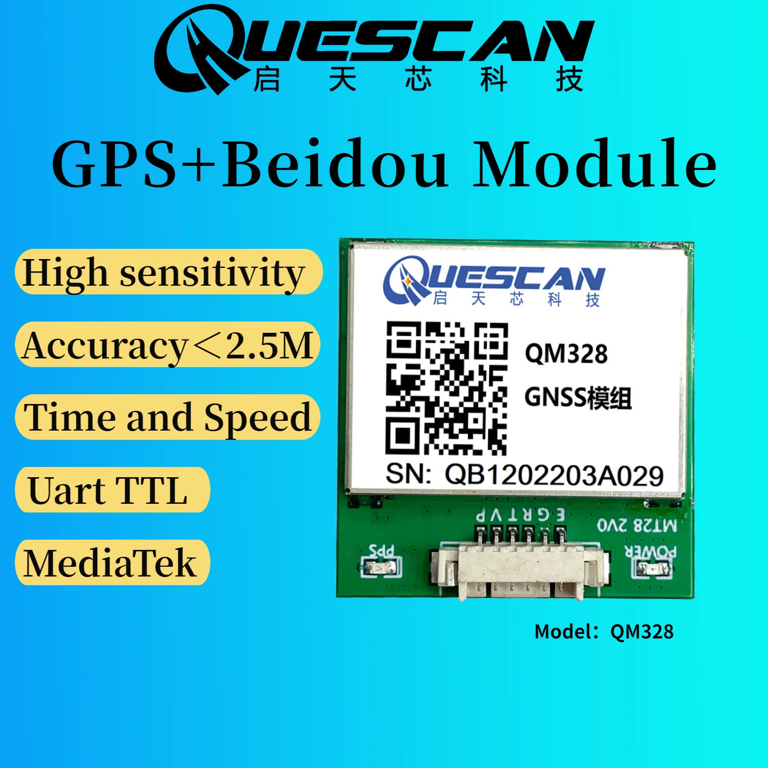 Stm32 Arduino Beidou GPS Module Dual Mode GNSS Module Integrated ...