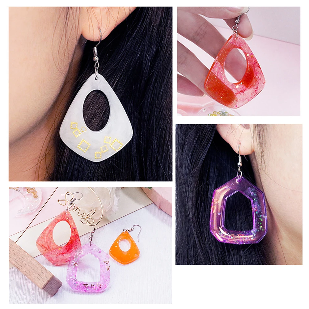 Resin Earring Mold Silicone for Jewelry Making, Pendant and