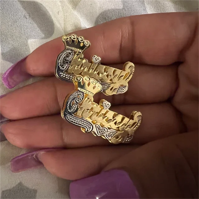 Buy Custom Name Plate Earrings at GNN Up to 40 Off  GetNameNecklace