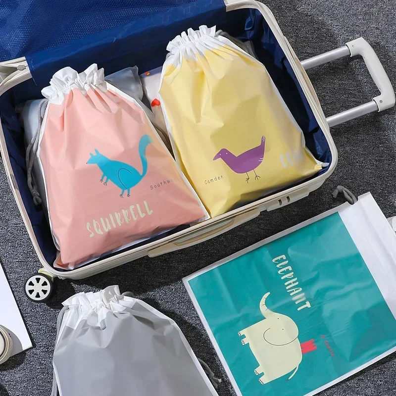 Cartoon Cute Large Capacity Waterproof Drawstring Bag Mother Outdoor Portable Storage Bag Travel Organizer Diaper Bags diaper bag