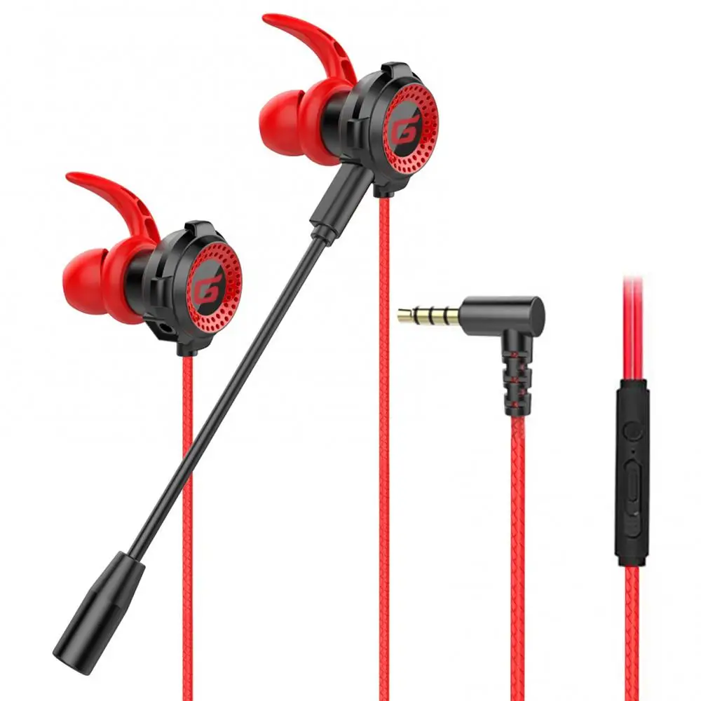 Magnetic Wired In-ear Gaming Headphones With Microphone For Pc_voghion.com