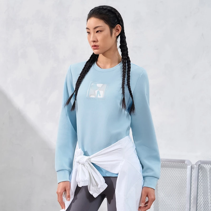 Xtep Pullover Sweater For Women Spring Soft Leisure Durability Coat Comfortable Trendy Fashion Tops 976128920056