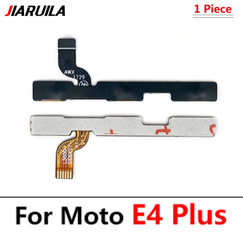 Replacement Power On/Off Volume Switch Key Button Flex Cable Ribbon for Motorola Moto E Series