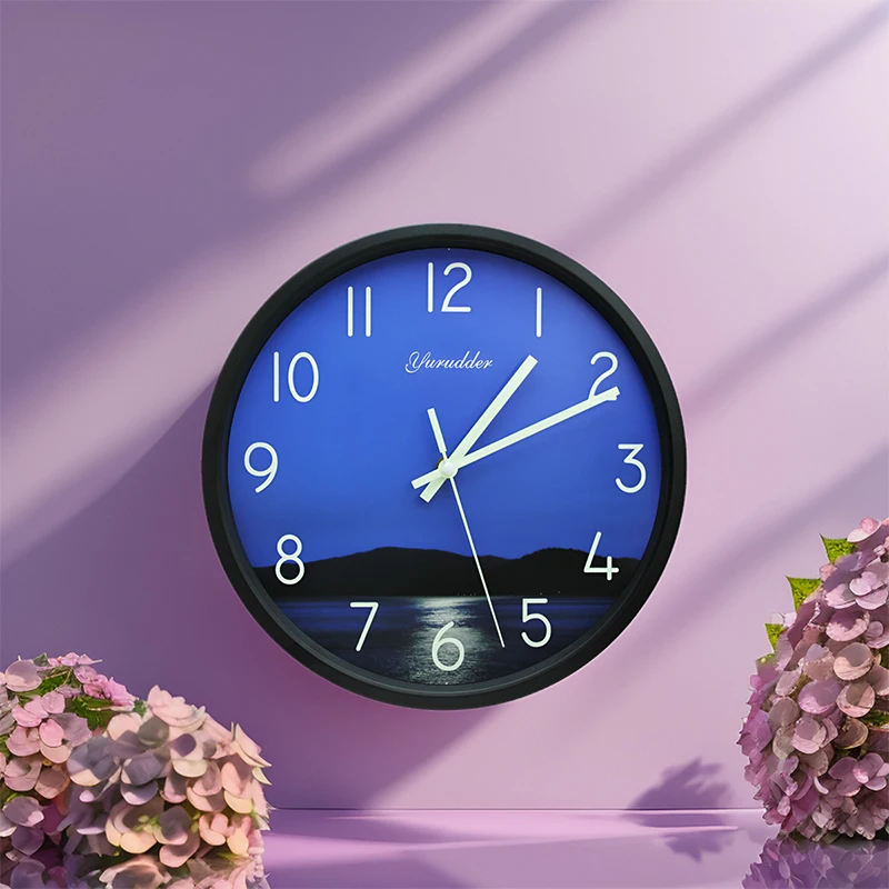 

Wall Clock Silent Non Ticking 12 Inch Quality Quartz Battery Operated Round Easy To Read Home Office Kitchen Classroom School Sw