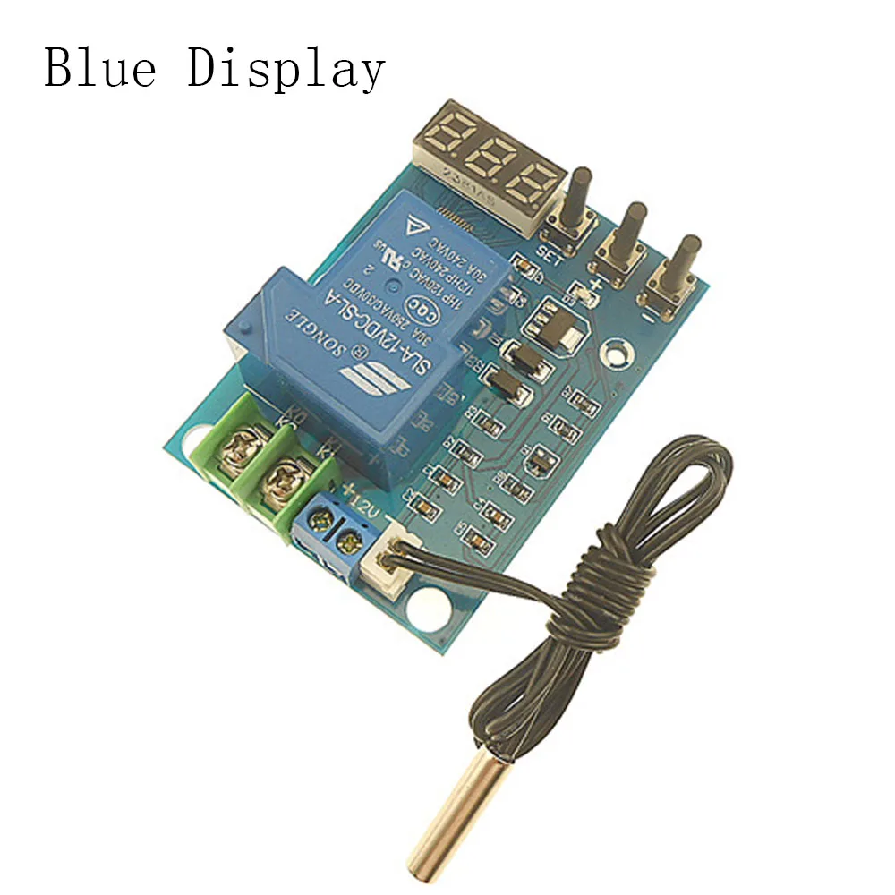 

DC12V 30A Thermostat High Precision Temperature Controller Digital Display Temperature Control Board Constant Temperature Switch