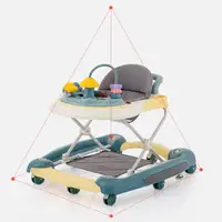 Baby Multi Functional Comfortable Walker With Awning And Safety