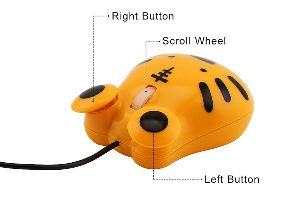 Cartoon Animal Cute Mini Mouse Tiger Mouse