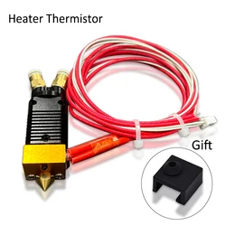 Dual Color J - Head Metal Hotend Kit with PTFE Tube - 24V (Heater Thermistor)