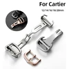 Watch Buckle for Cartier TANK RONDE BALLON BLEU Leather Strap matel Buckle Universal stainless steel Watch Clasp 14/16/18/20mm12