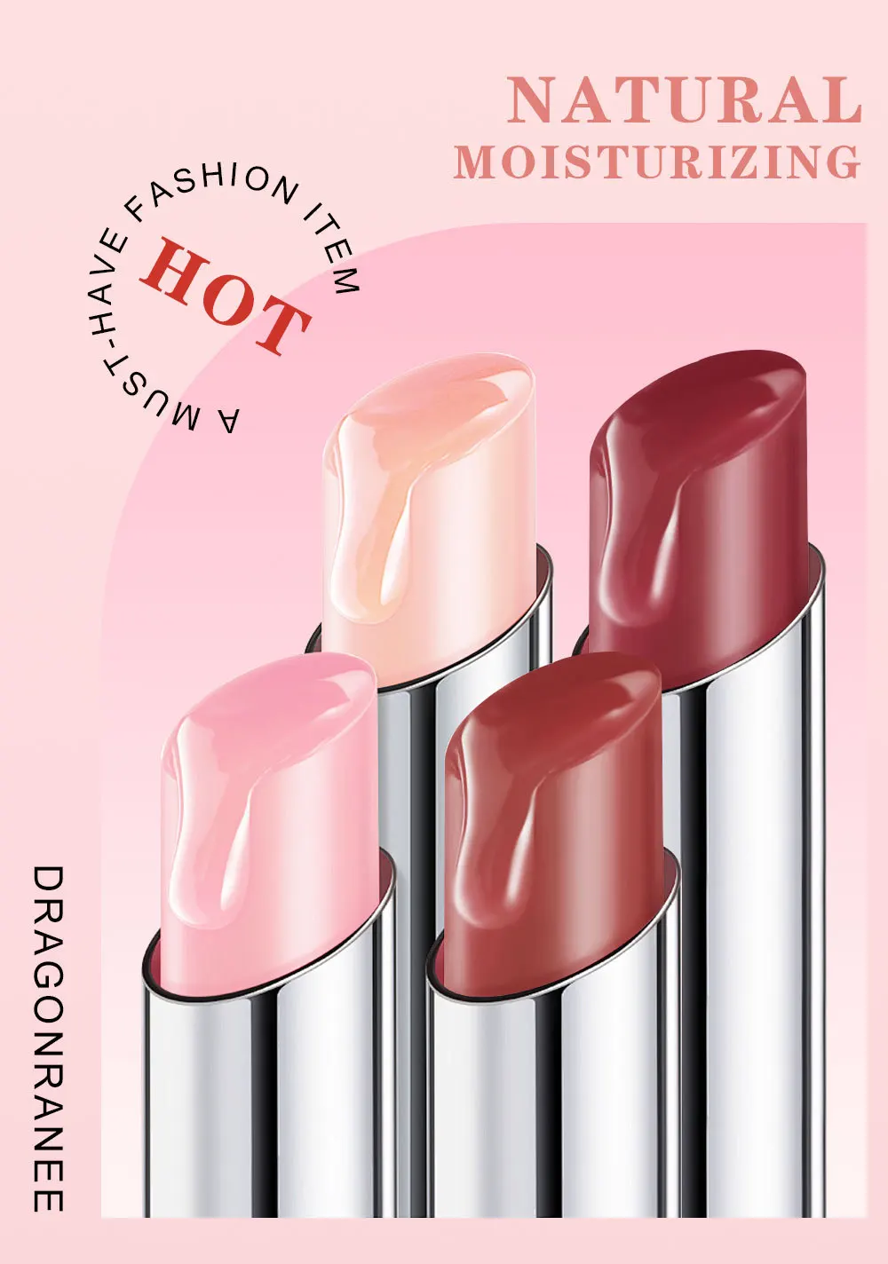 Description Picture 4 of itemHydrating Jelly Lip Balm With Tinted Color Plumps Lightens Lines For Nourished Lips Makeup Cosmetic Stick