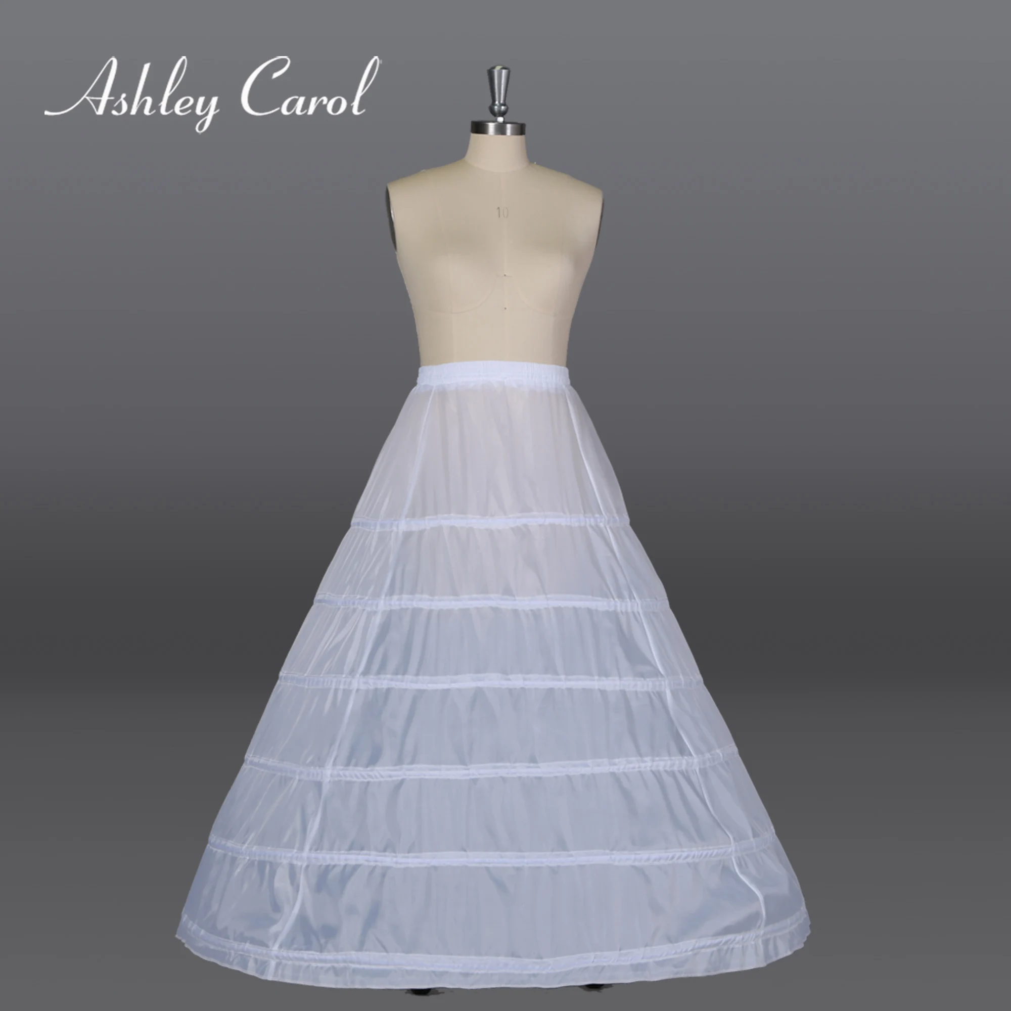 Crinoline Wedding Petticoat 6 Hoops Long For Ball Gown Dress Underskirt Half Slips Medium Size Wedding Accessories wedding underskirt wedding petticoat petticoat underskirt petticoat skirt