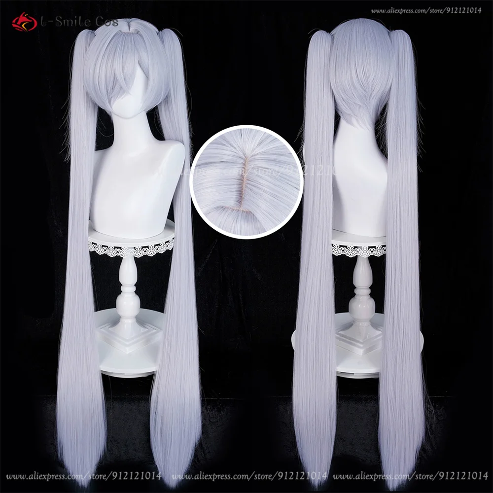 110cm Nikke Cinderella Cosplay Perücke Silber Lila Synthetik Hitzebeständig Anime Halloween 13 110cm Nikke Cinderella Cosplay Perücke Silber Lila Synthetik Hitzebeständig Anime Halloween 2